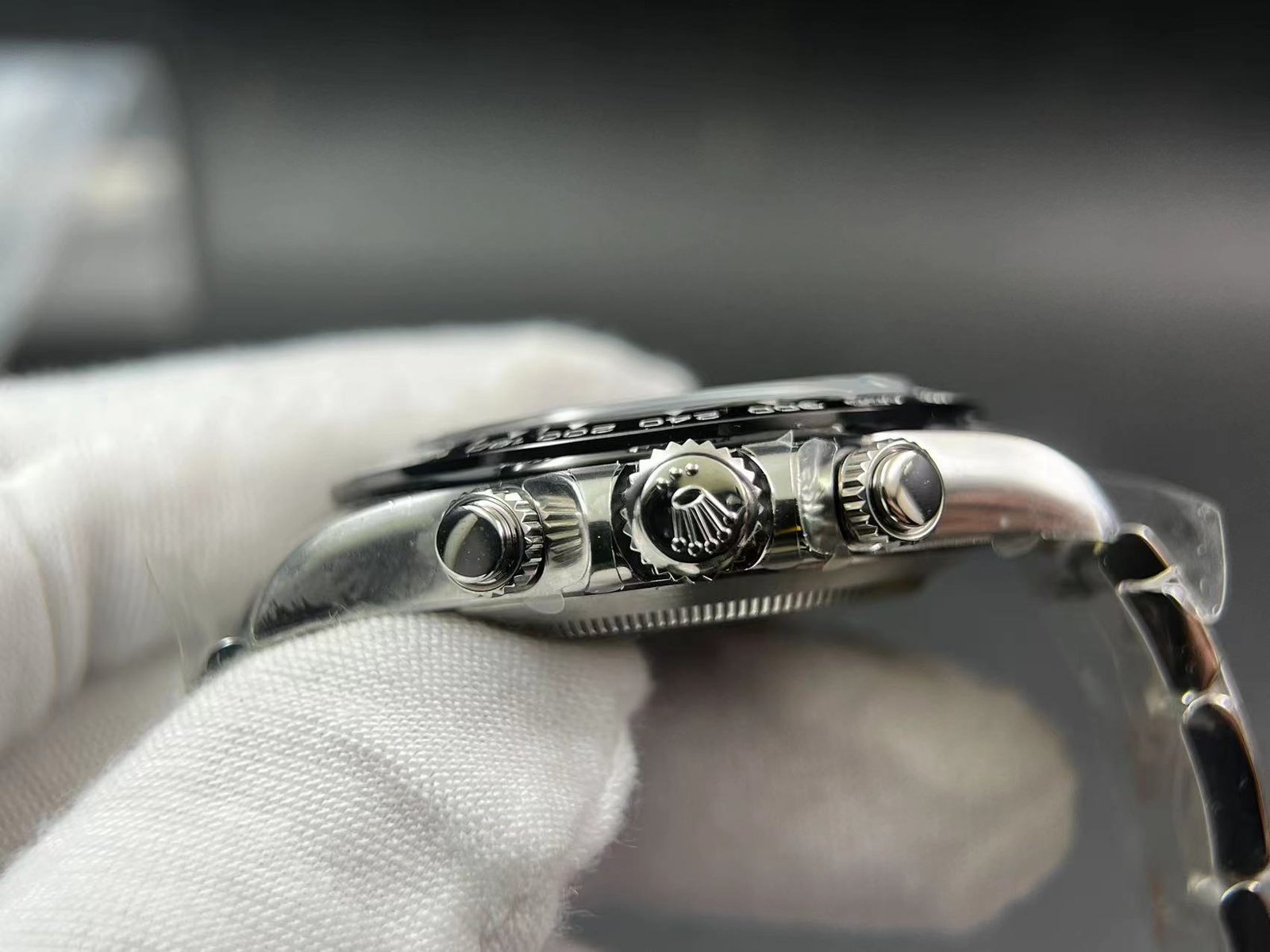 Daytona 116500 Clean Factory 1:1 Best Edition 904L SS Case and Bracelet White Dial SA4130 V3 version - Image 4