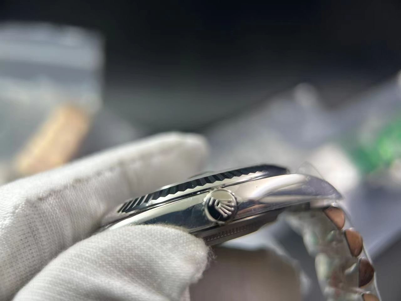 DateJust 41 126334 Clean 1:1 Best Edition 904L Steel Mint Green Dial on Jubilee Bracelet VR3235 - Image 6