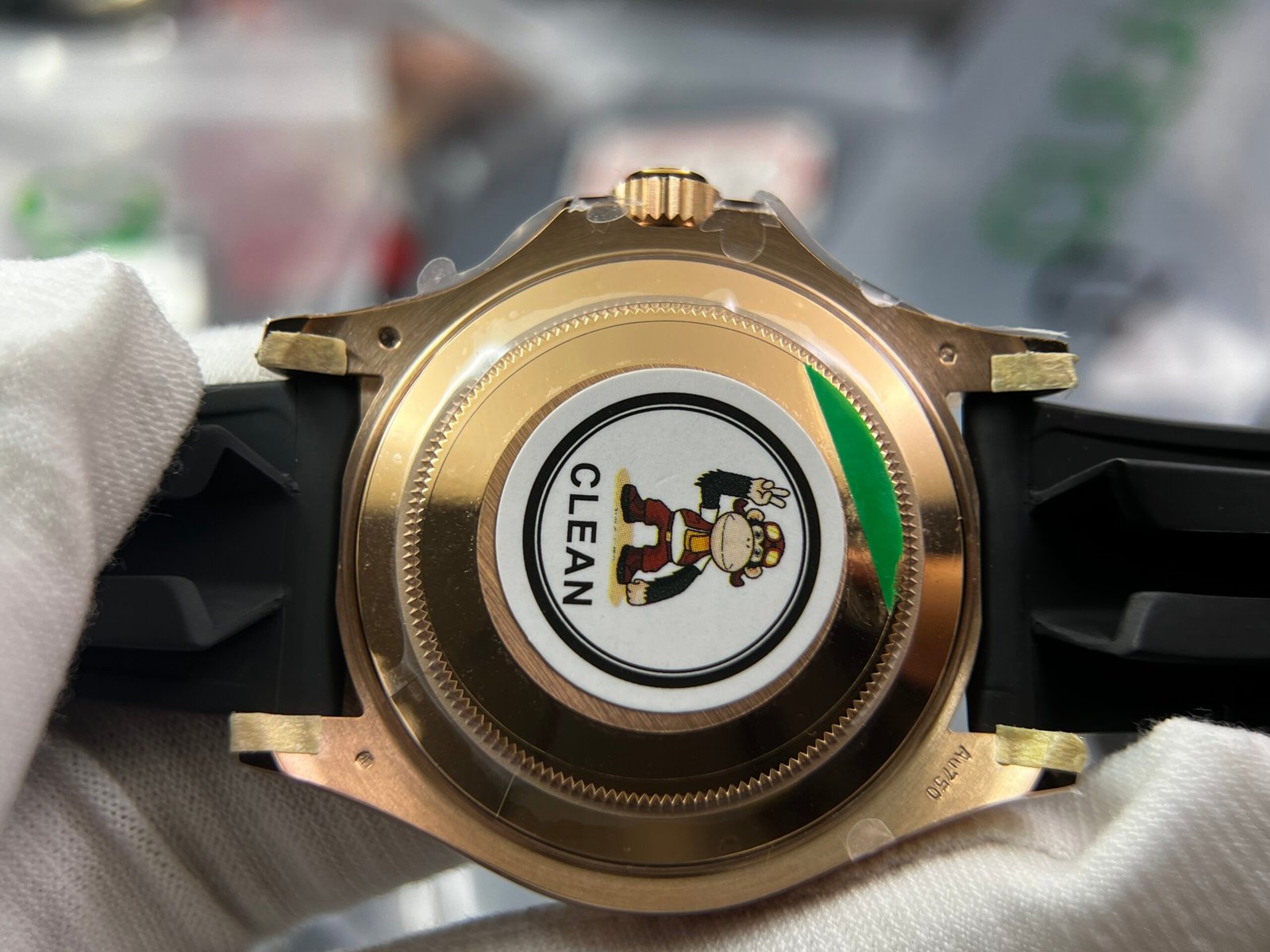 Yacht-Master 126655 Clean factory 1:1 Best Edition Black Ceramic Bezel 904L Steel on Oysterflex Rubber Strap VR3235 - Image 7