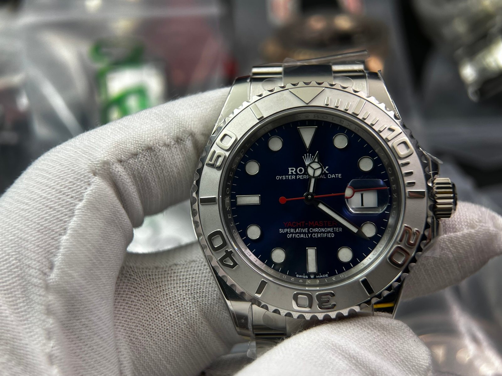 Yacht-Master 126622 Clean Factory 1:1 Best Edition 904L Steel Blue Dial on SS Bracelet VR3235 - Image 2