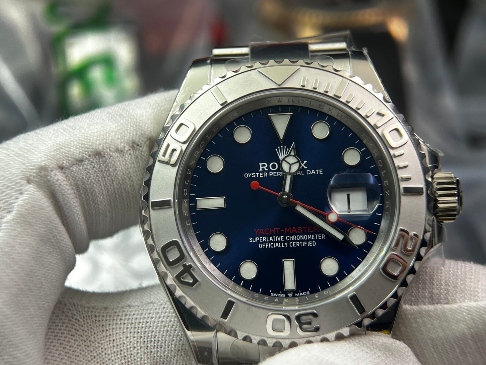 Yacht-Master 126622 Clean Factory 1:1 Best Edition 904L Steel Blue Dial on SS Bracelet VR3235 - Image 3