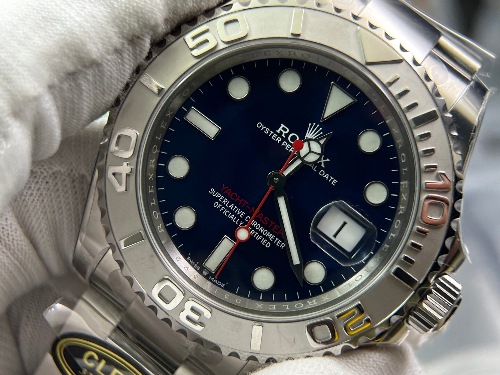 Yacht-Master 126622 Clean Factory 1:1 Best Edition 904L Steel Blue Dial on SS Bracelet VR3235 - Image 6