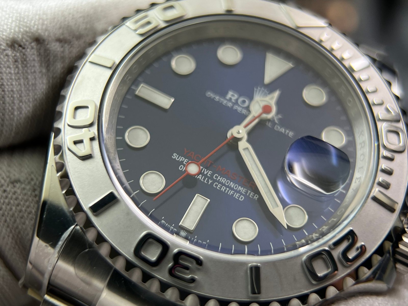 Yacht-Master 126622 Clean Factory 1:1 Best Edition 904L Steel Blue Dial on SS Bracelet VR3235 - Image 7