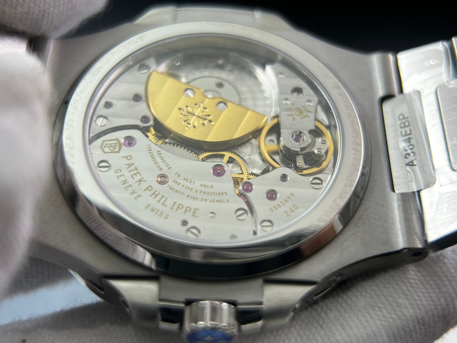 Nautilus 5712 PPF SS 1:1 Best Edition Blue Dial on SS Bracelet A240 Super Clone - Image 7