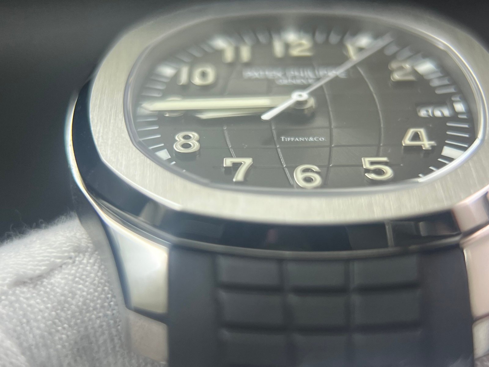 Aquanaut 5167 SS Tiffany Gray Dial on Black Rubber Strap Based on 3KF Super Clone V2 - Image 7