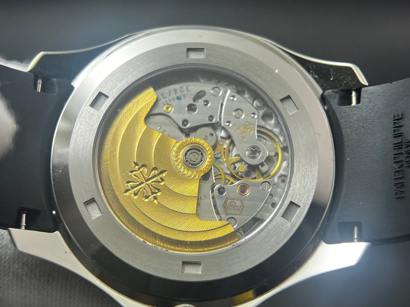 Aquanaut 5167 SS Tiffany Gray Dial on Black Rubber Strap Based on 3KF Super Clone V2 - Image 11