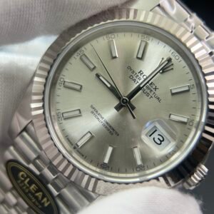 DateJust 41 126234 Clean Factory 1:1 Best Edition 904L Steel Silver Stick Dial on Jubilee Bracelet VR3235