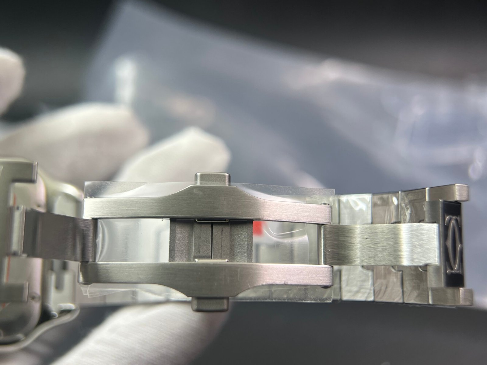 Santos de Cartier XL 40mm SS/YG BVF 1:1 Best Edition White Dial on SS/YG Bracelet MIYOTA 9015 - Image 15