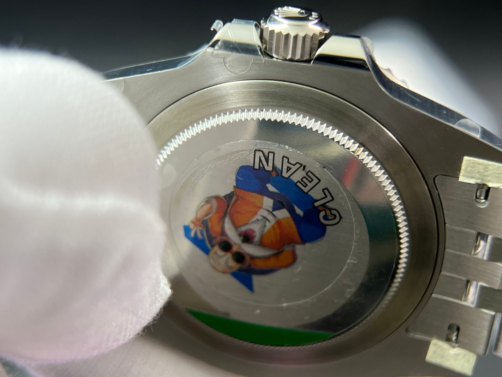 GMT-Master II 126710 BLNR Upgrade close Genuine Black/Blue Ceramic bezel 904L Steel Clean Factory Best Edition on Oyster and Jubilee Bracelet DD3285 V3 version - Image 12