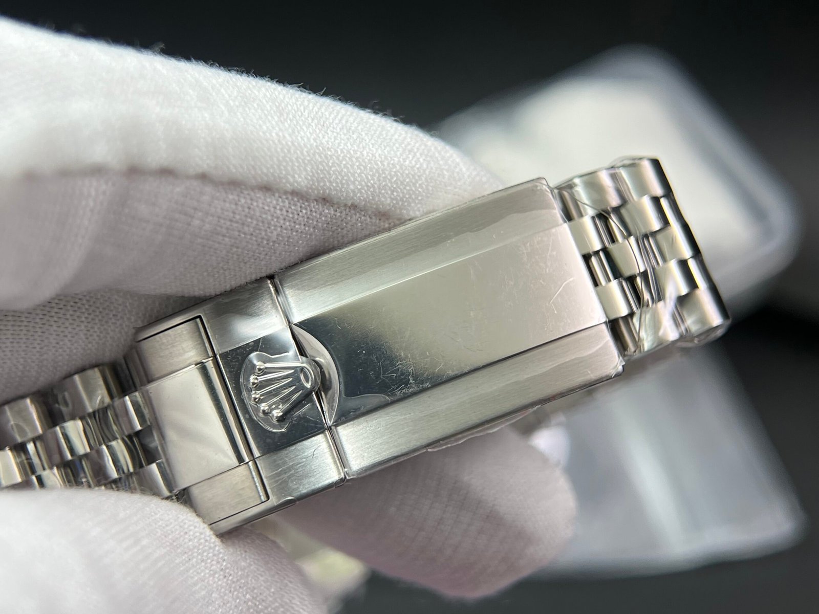 GMT-Master II 126710 BLNR Upgrade close Genuine Black/Blue Ceramic bezel 904L Steel Clean Factory Best Edition on Oyster and Jubilee Bracelet DD3285 V3 version - Image 14