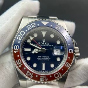 GMT Master II 126719 BLRO Red/Blue Ceramic 904L SS Clean Factory 1:1 Best Edition Blue Dial on Oyster Bracelet 3285