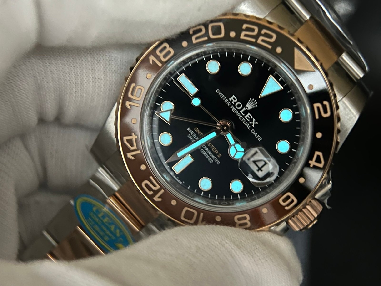 GMT-Master II 126711 CHNR Black/Brown Ceramic Clean Factory Best Edition on SS/RG Bracelet DD3285 V3 version - Image 16