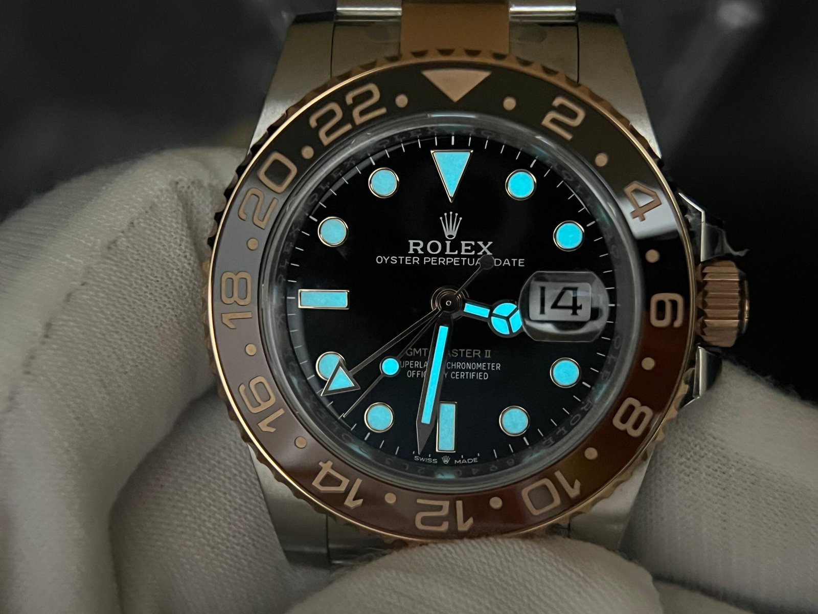 GMT-Master II 126711 CHNR Black/Brown Ceramic Clean Factory Best Edition on SS/RG Bracelet DD3285 V3 version - Image 15