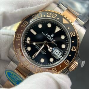 GMT-Master II 126711 CHNR Black/Brown Ceramic Clean Factory Best Edition on SS/RG Bracelet DD3285 V3 version
