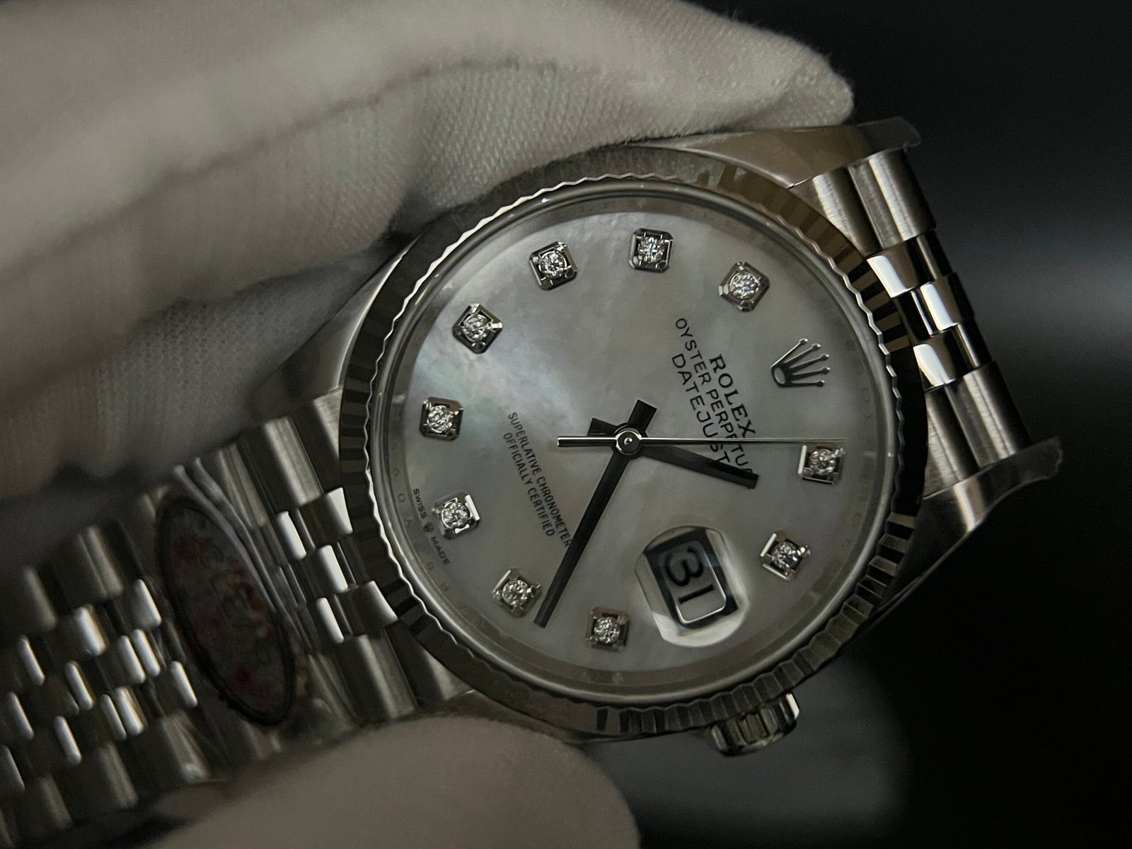DateJust 36mm 126234 Clean 1:1 Best Edition 904L Steel MOP Diamond Dial on Jubilee Bracelet VR3235 - Image 7