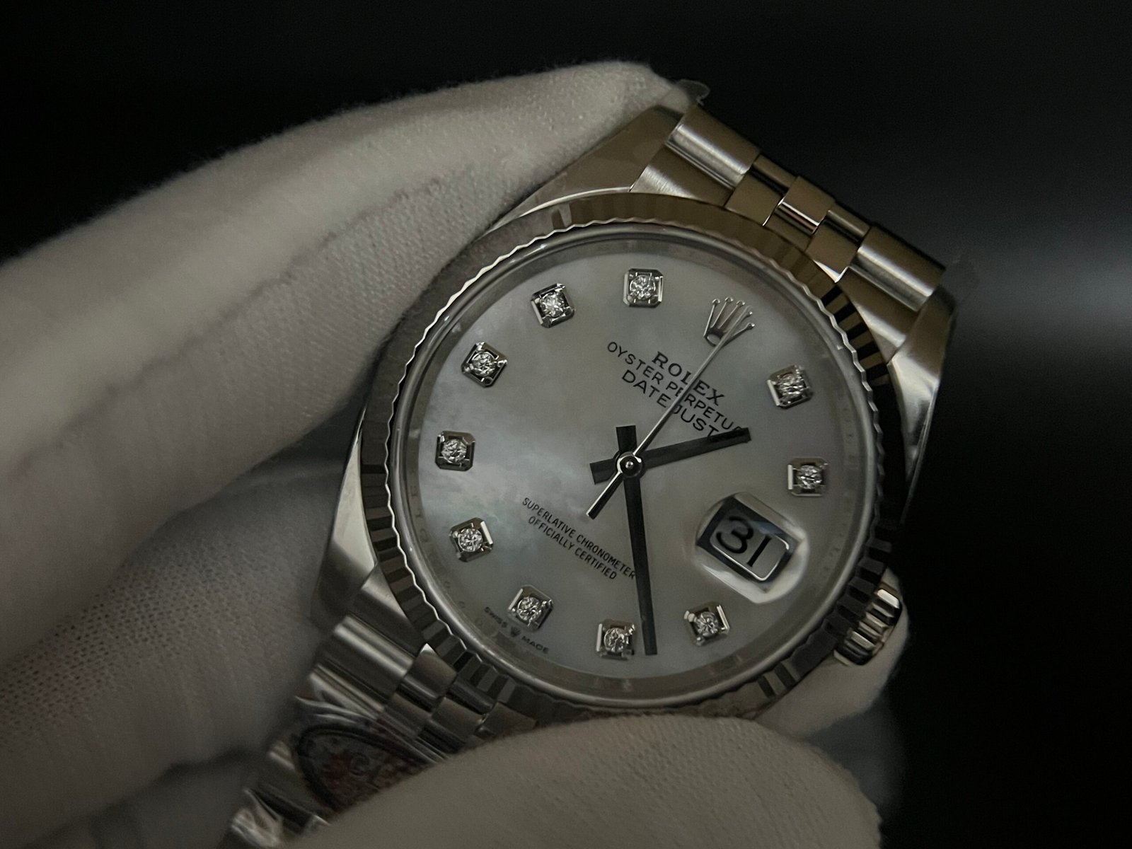 DateJust 36mm 126234 Clean 1:1 Best Edition 904L Steel MOP Diamond Dial on Jubilee Bracelet VR3235 - Image 8