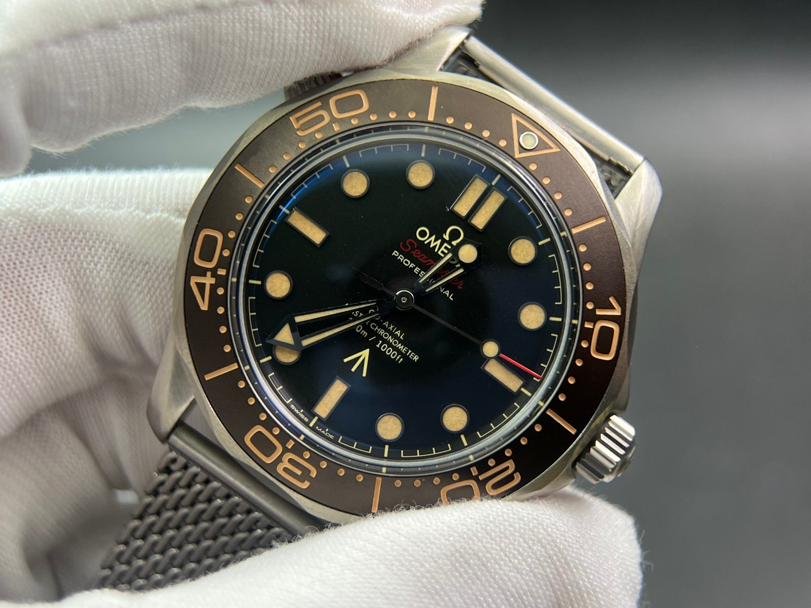 Seamster 300 "No Time to Die" Limited Edition VSF 1:1 Best Edition A8806 V4 (with both Mesh and Nato Bands) - Image 5