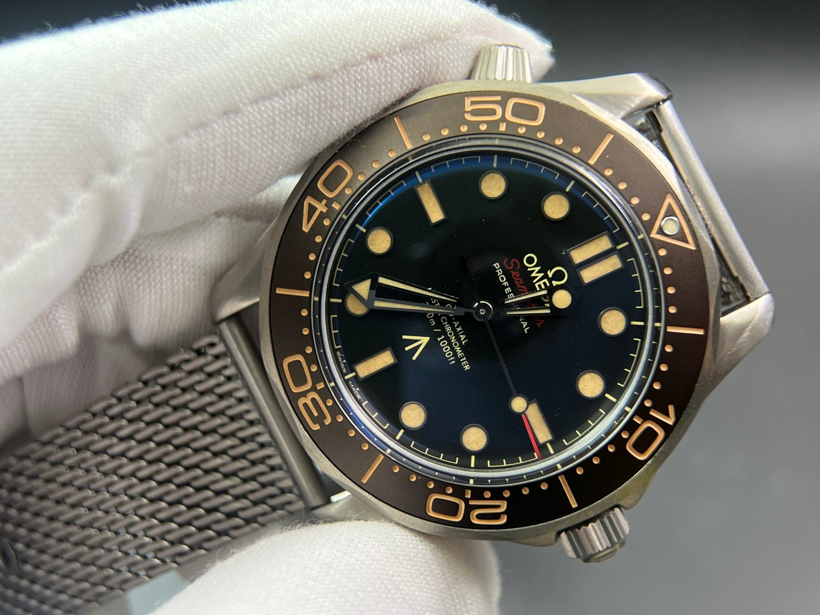 Seamster 300 "No Time to Die" Limited Edition VSF 1:1 Best Edition A8806 V4 (with both Mesh and Nato Bands) - Image 6