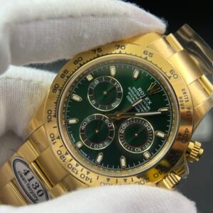 Daytona 116508 Clean Factory Best Edition 904L Steel Green Dial on YG Bracelet SA4130