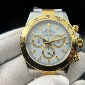 Daytona 116503 SS/YG Clean Factory 1:1 Best Edition White Stick Dial on SS/YG Oyster Bracelet A4130