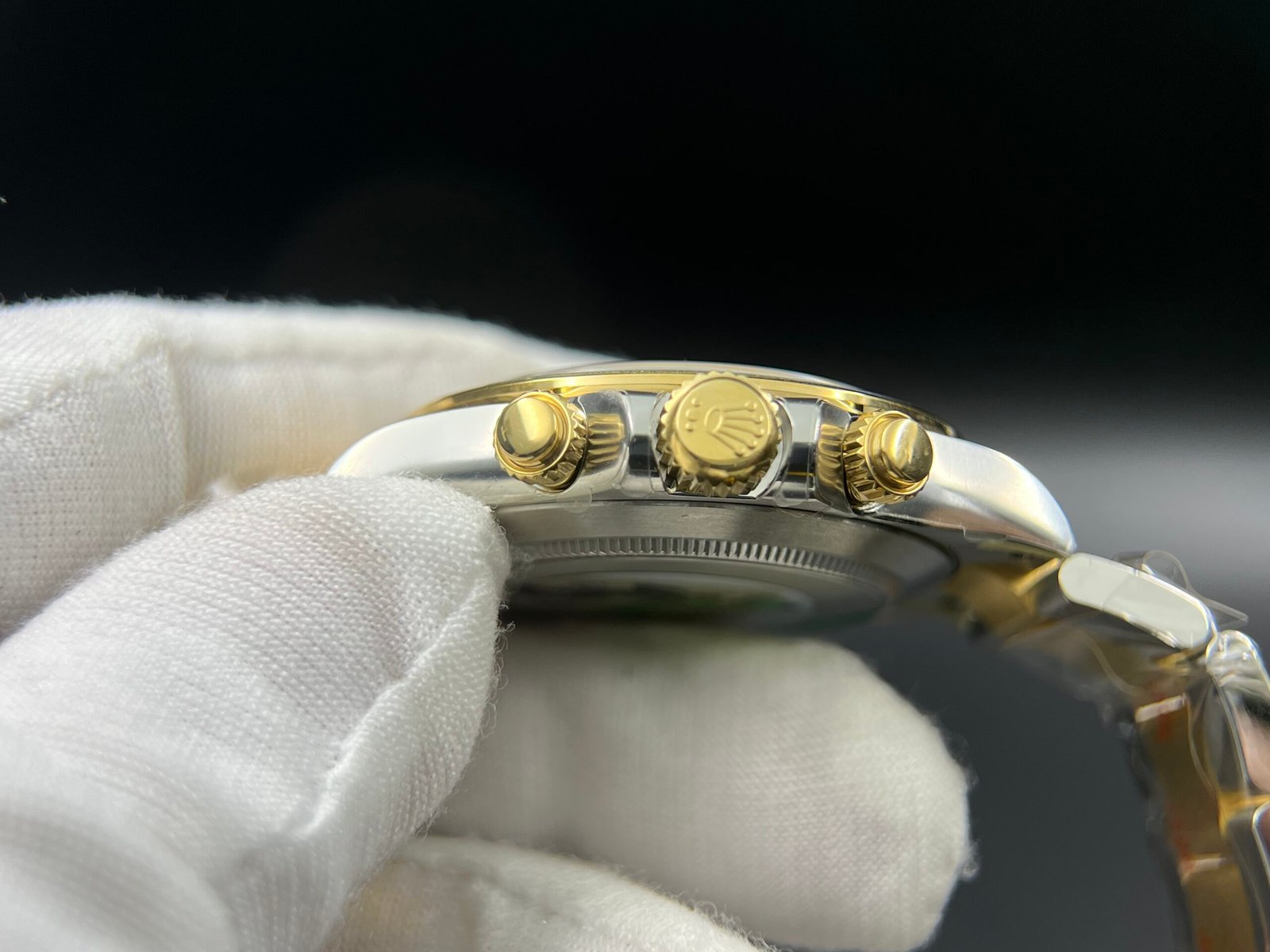 Daytona 116503 SS/YG Clean Factory 1:1 Best Edition White Stick Dial on SS/YG Oyster Bracelet A4130 - Image 7