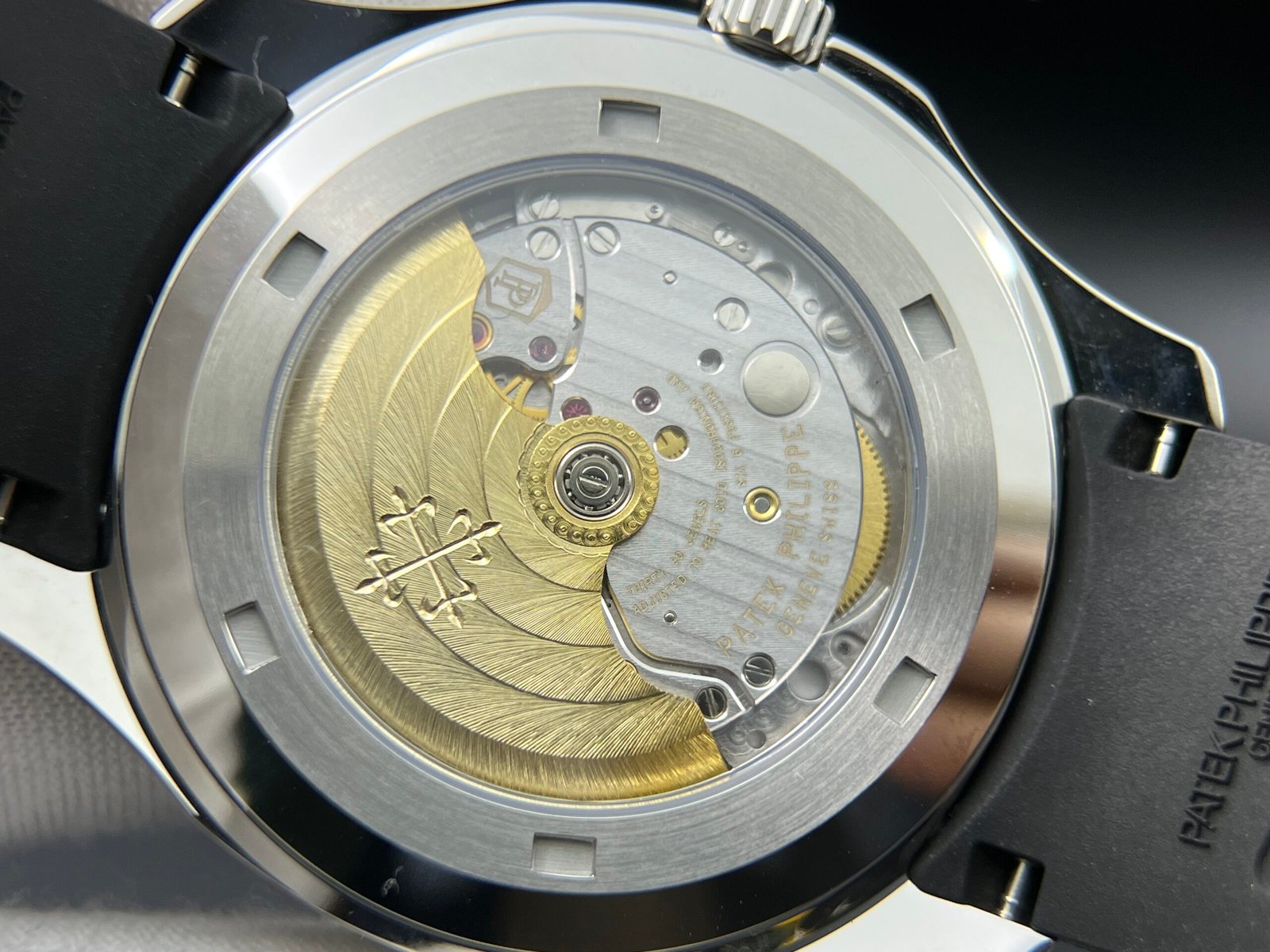 Aquanaut 5167 SS 3KF Best Edition Gray Dial on Black Rubber Strap A330 Super Clone V3 - Image 12