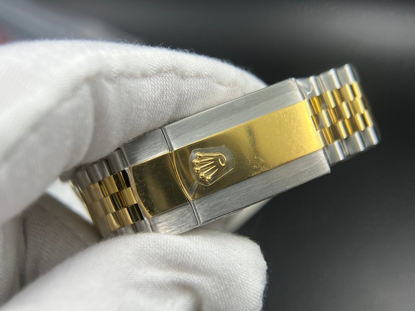 DateJust 41 126333 Clean 1:1 Best Edition 904L Steel Gray Dial Green Roman Marker on SS/YG Jubilee Bracelet VR3235 - Image 11