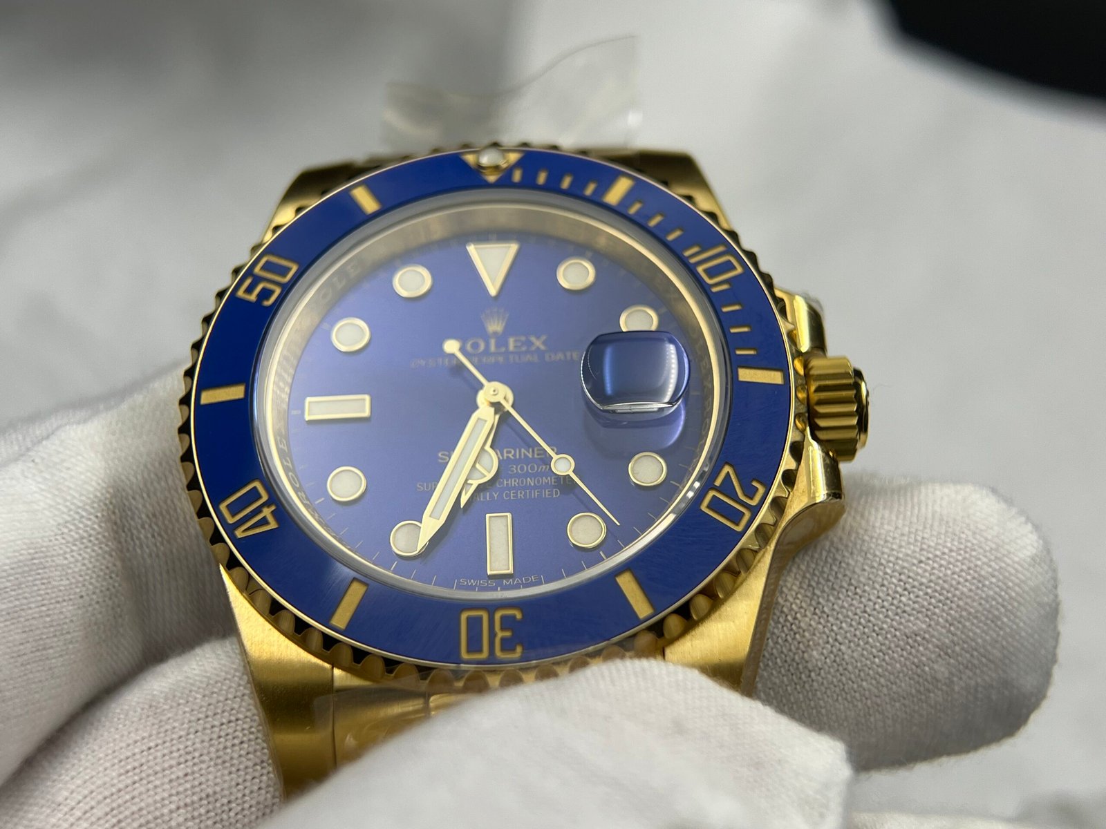 Submariner 116613 LB Blue Ceramic YG Plated 904L Steel Clean Factory 1:1 Best Edition VS3135 - Image 9