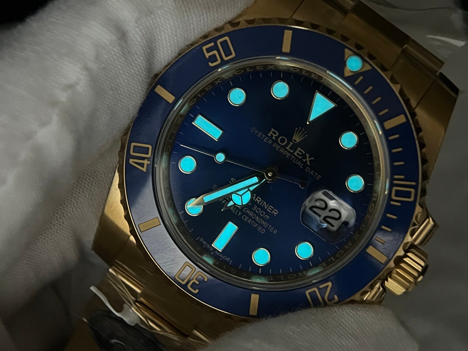 Submariner 116613 LB Blue Ceramic YG Plated 904L Steel Clean Factory 1:1 Best Edition VS3135 - Image 12