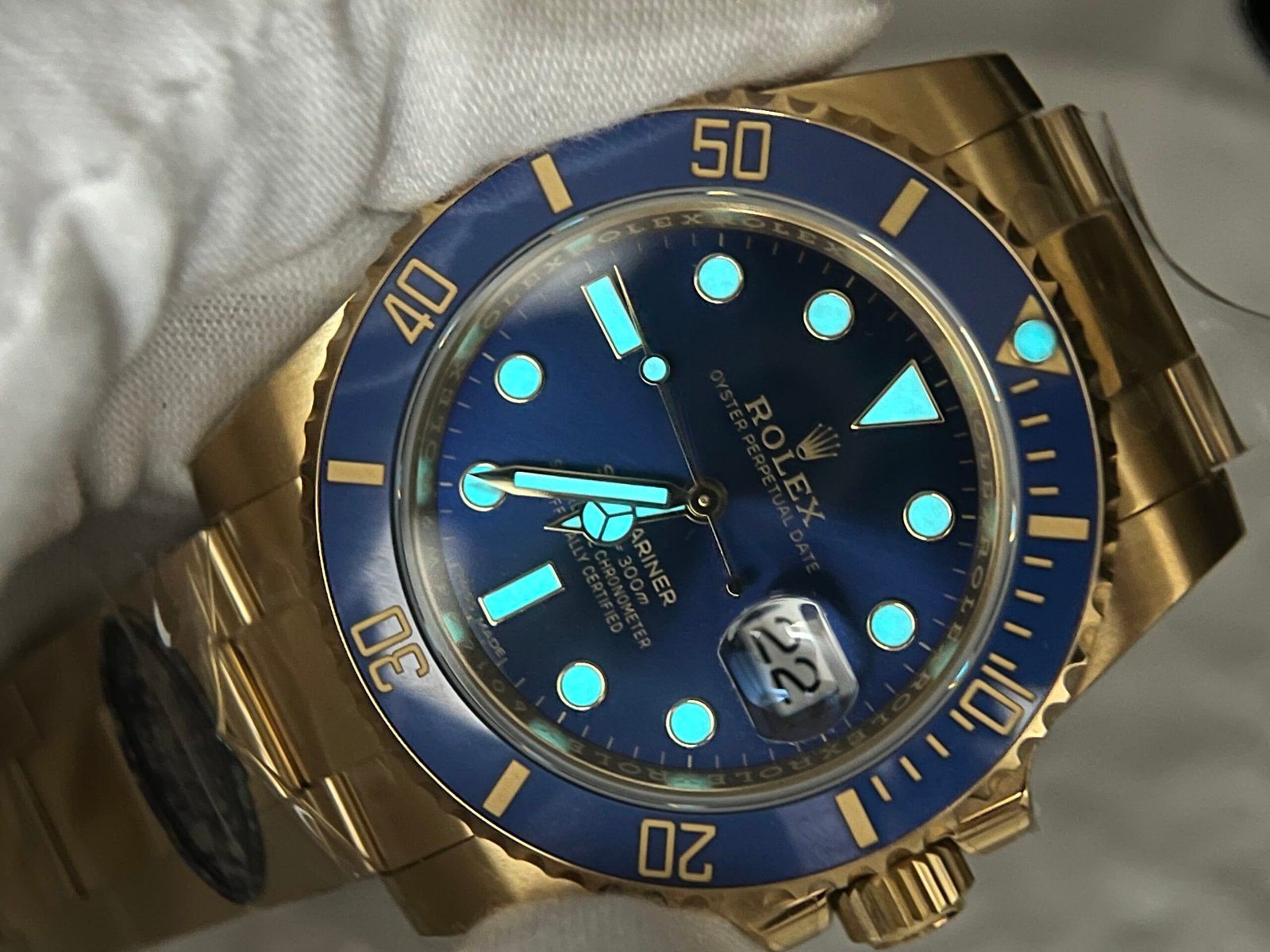 Submariner 116613 LB Blue Ceramic YG Plated 904L Steel Clean Factory 1:1 Best Edition VS3135 - Image 13