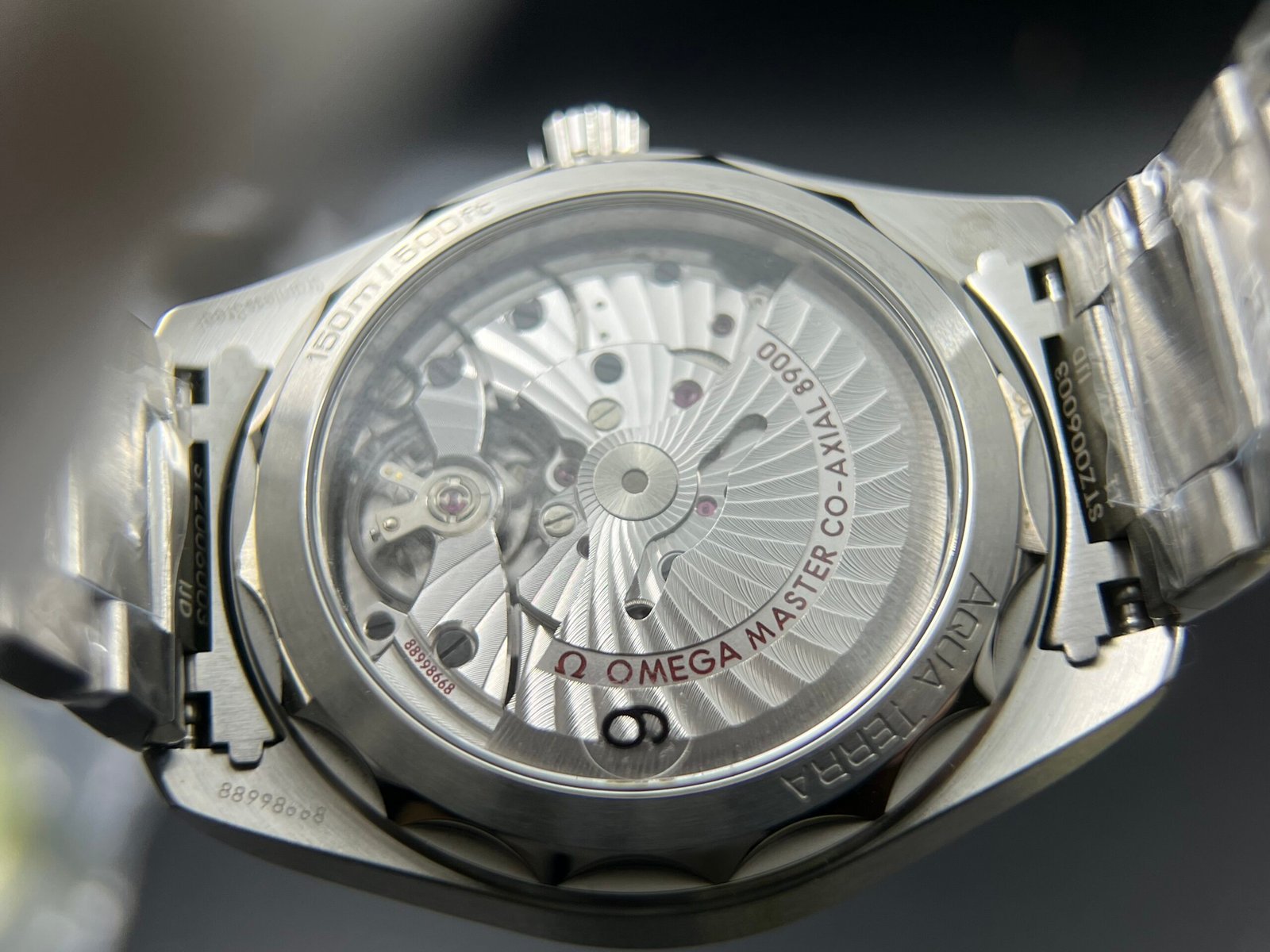 Aqua Terra 150M Master Chronometers VSF 1:1 Best Edition White Dial Orange Hand on SS Bracelet A8900 Super Clone - Image 13