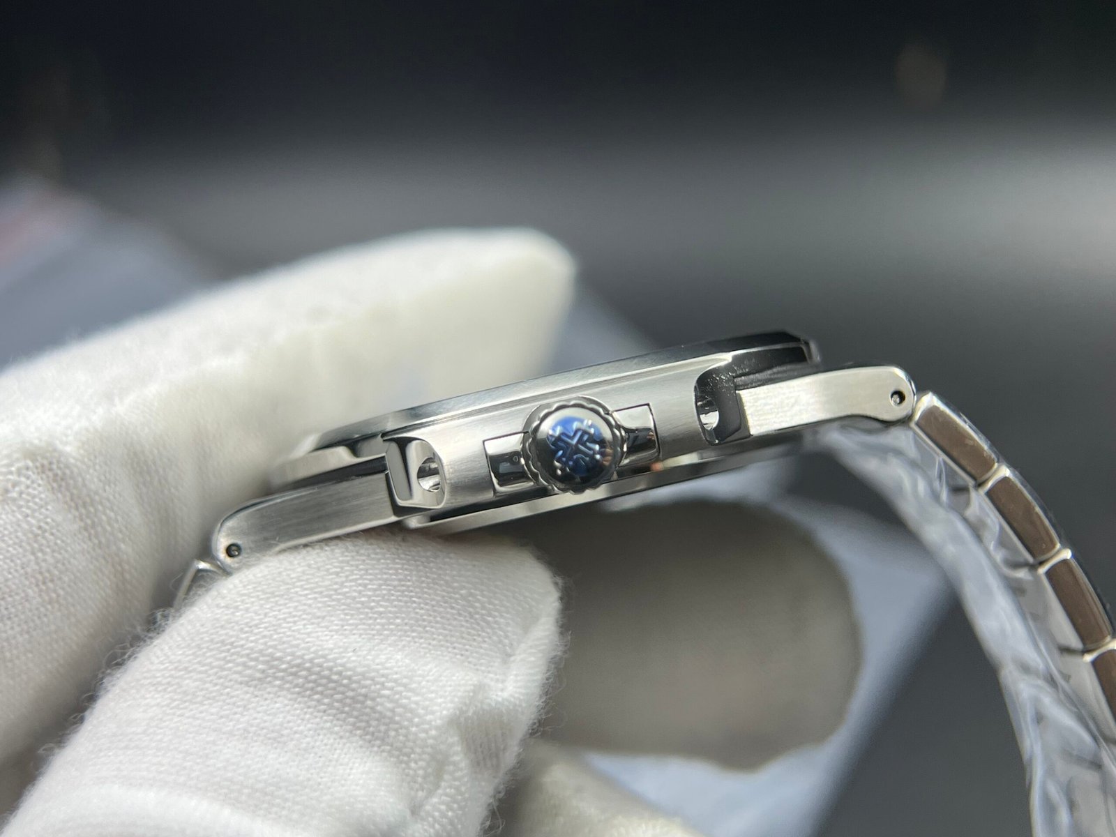 Nautilus 5711/1A 3KF 1:1 Best Edition White Textured Dial on SS Bracelet A324 Super Clone V2 - Image 13