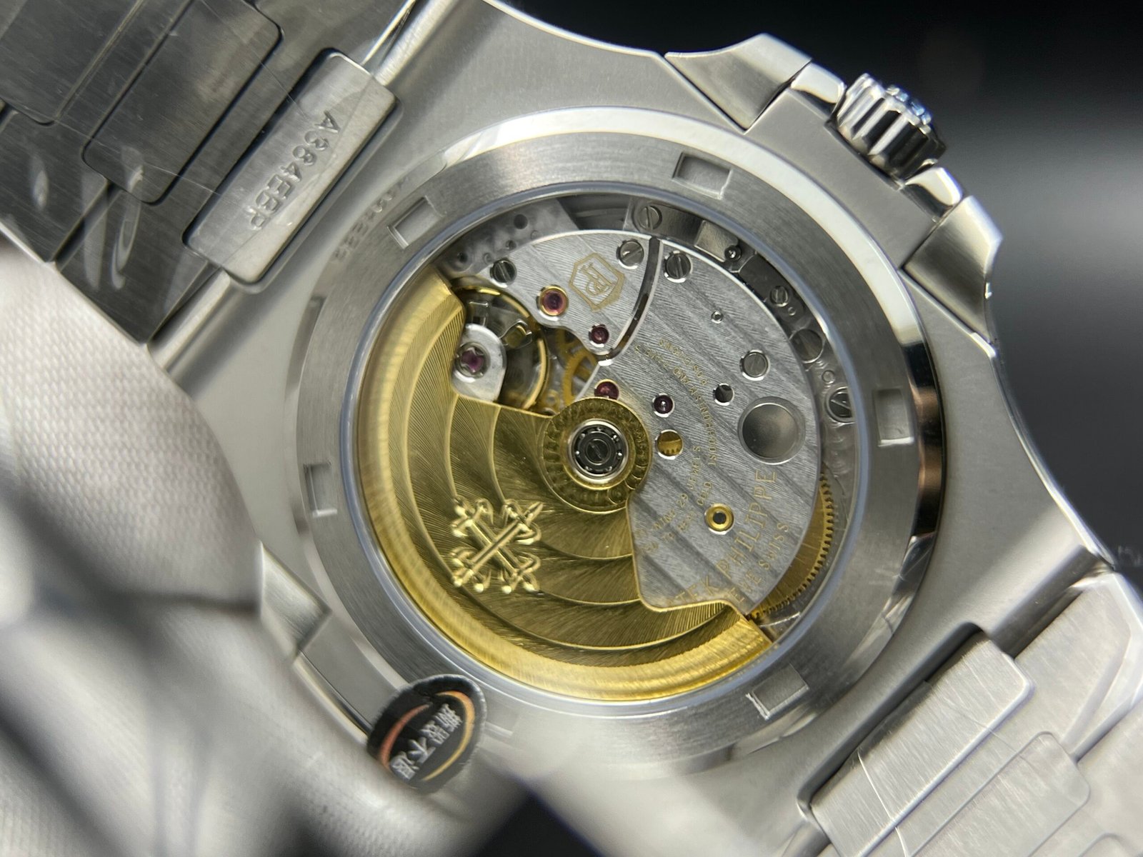 Nautilus 5711/1A 3KF 1:1 Best Edition White Textured Dial on SS Bracelet A324 Super Clone V2 - Image 15