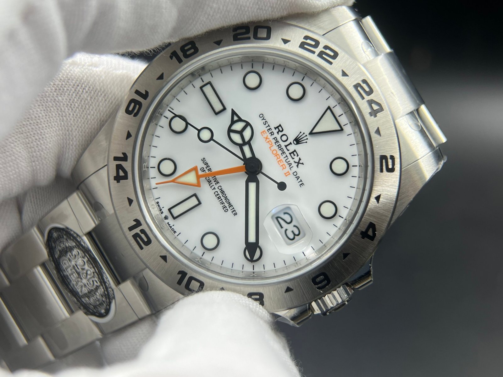 Explorer II 42mm 226570 Clean 1:1 Best Edition White Dial on 904L SS Bracelet DD3285 - Image 4