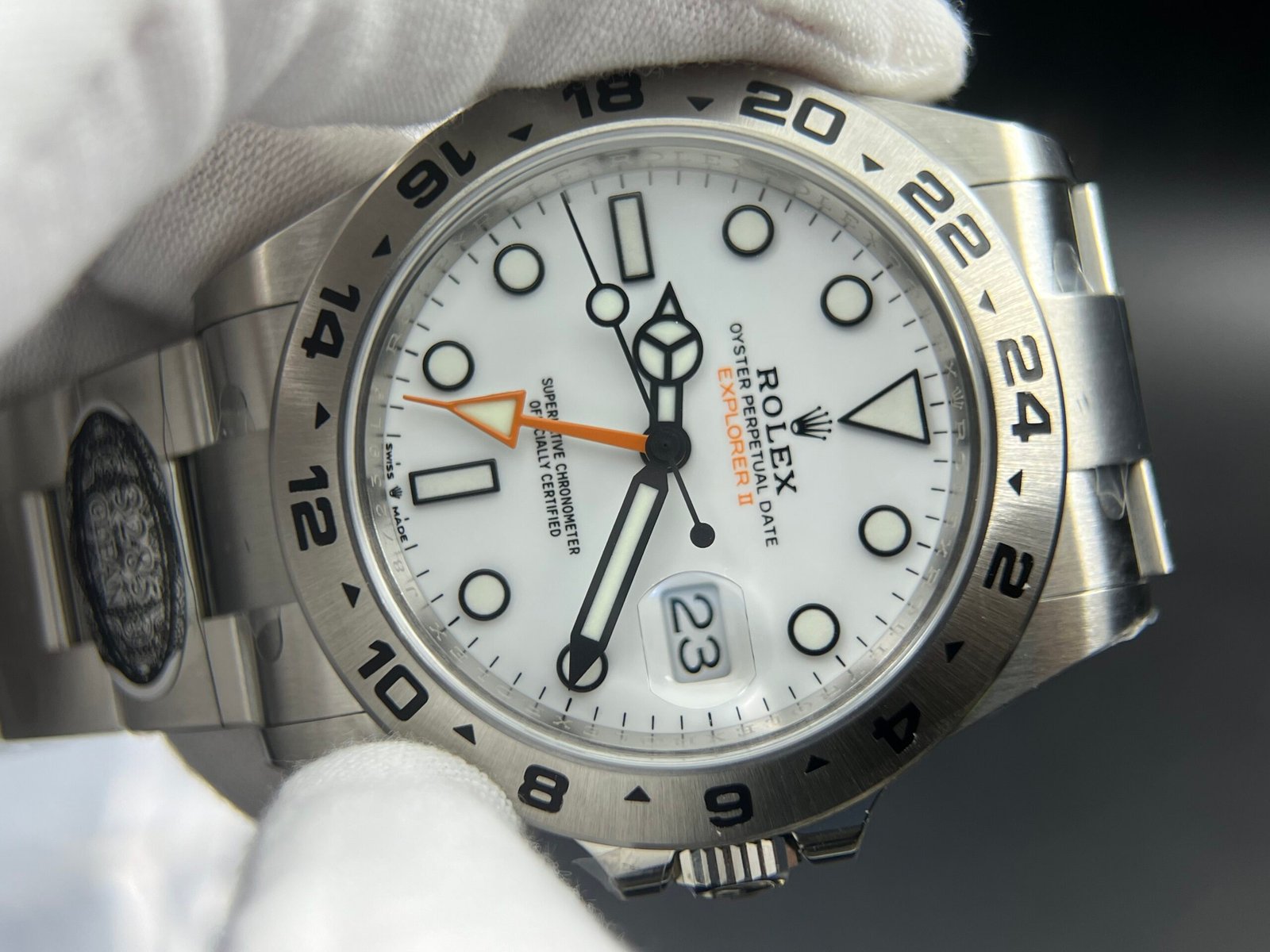 Explorer II 42mm 226570 Clean 1:1 Best Edition White Dial on 904L SS Bracelet DD3285 - Image 5
