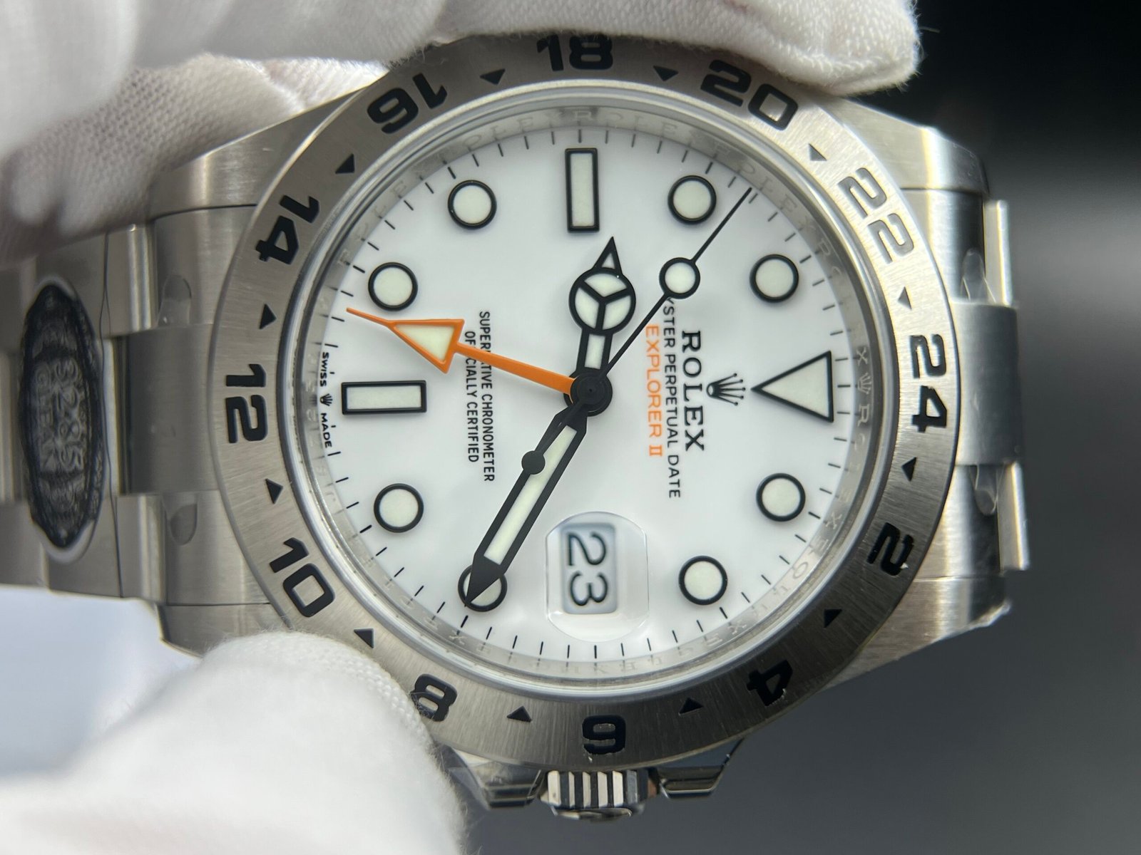 Explorer II 42mm 226570 Clean 1:1 Best Edition White Dial on 904L SS Bracelet DD3285 - Image 7