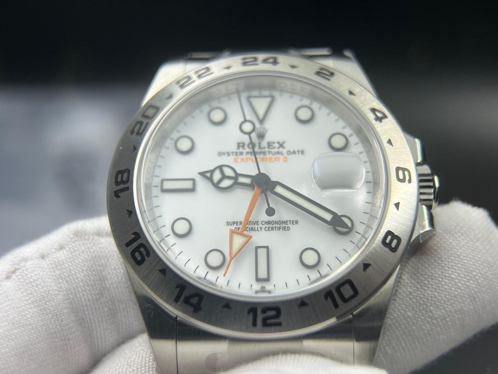 Explorer II 42mm 226570 Clean 1:1 Best Edition White Dial on 904L SS Bracelet DD3285 - Image 8
