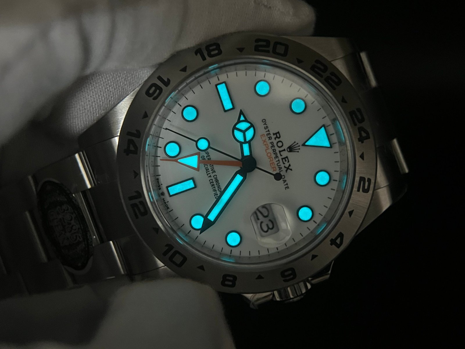 Explorer II 42mm 226570 Clean 1:1 Best Edition White Dial on 904L SS Bracelet DD3285 - Image 16