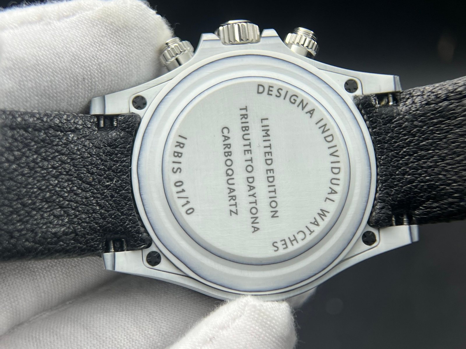 Daytona DIW Carbon 1:1 Best Edition grey Dial on Black Nylon Strap SA4130 - Image 13