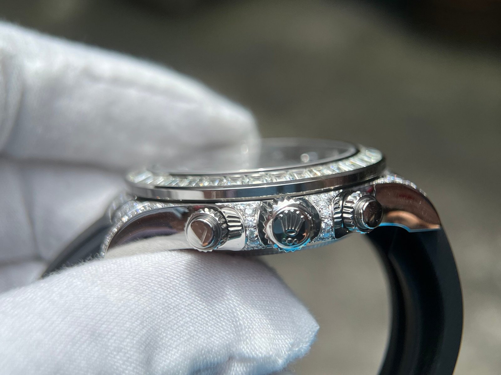 Daytona 126539 moissanite Bezel Custom Modified SA4130 (Based on Clean Factory Daytona) - Image 11