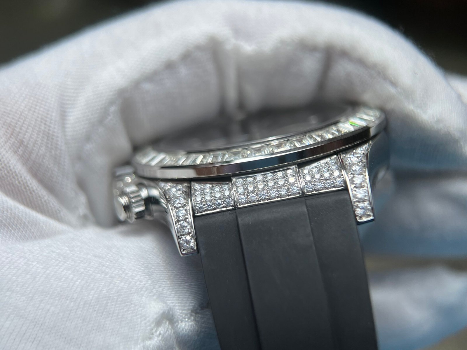 Daytona 126539 moissanite Bezel Custom Modified SA4130 (Based on Clean Factory Daytona) - Image 9