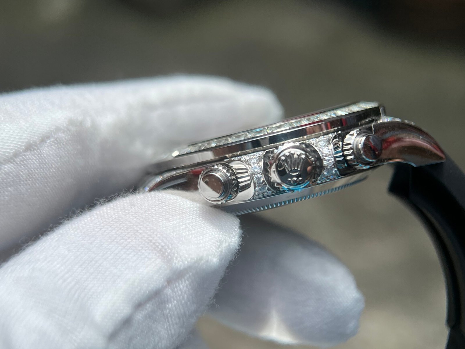 Daytona 126539 moissanite Bezel Custom Modified SA4130 (Based on Clean Factory Daytona) - Image 12