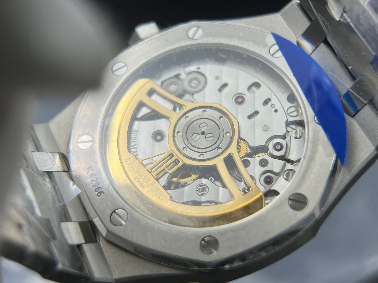 Royal Oak 41mm 15500 SS 1:1 Upgrade Dial and Calendar wheel crystal glass (Based on APS) - Image 14
